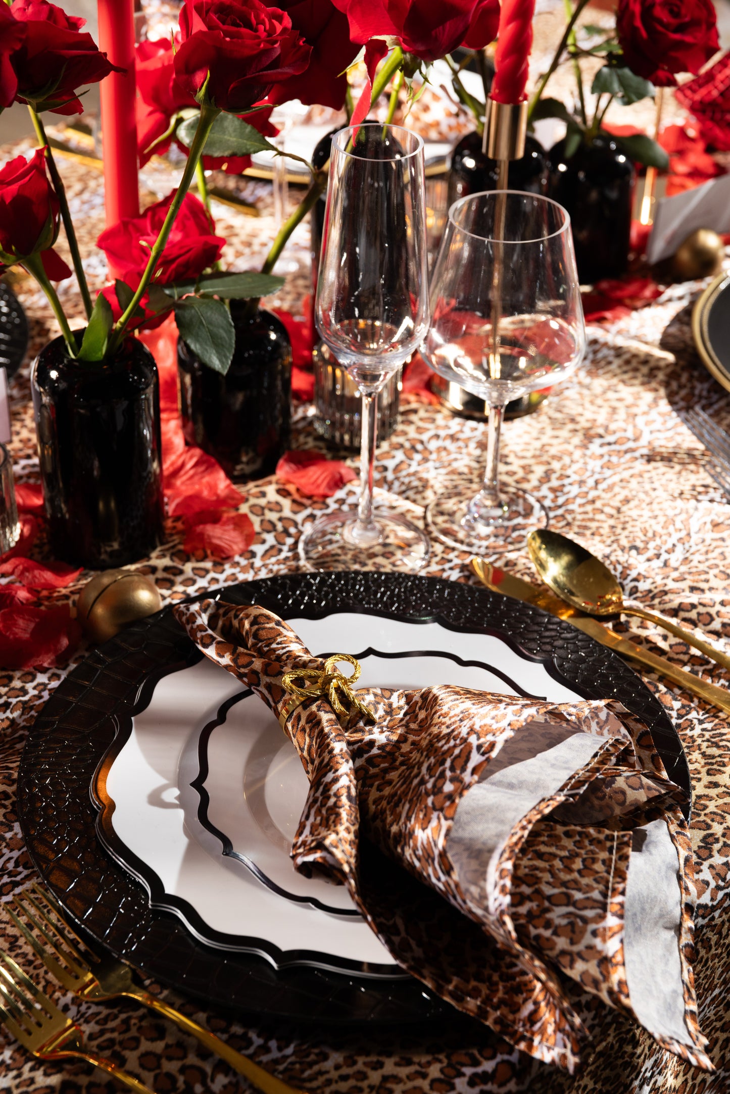 Crimson Affair Tablescape