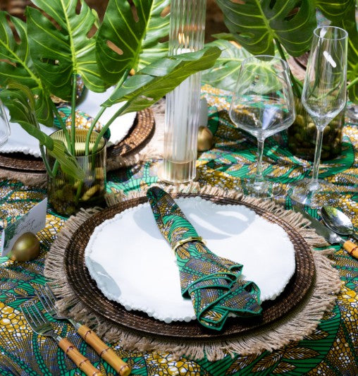 Gold Bamboo Napkin Rings