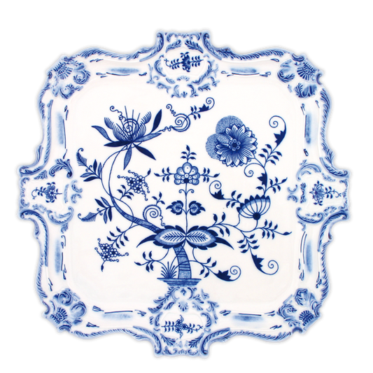 Onion Porcelain Embossed Tray