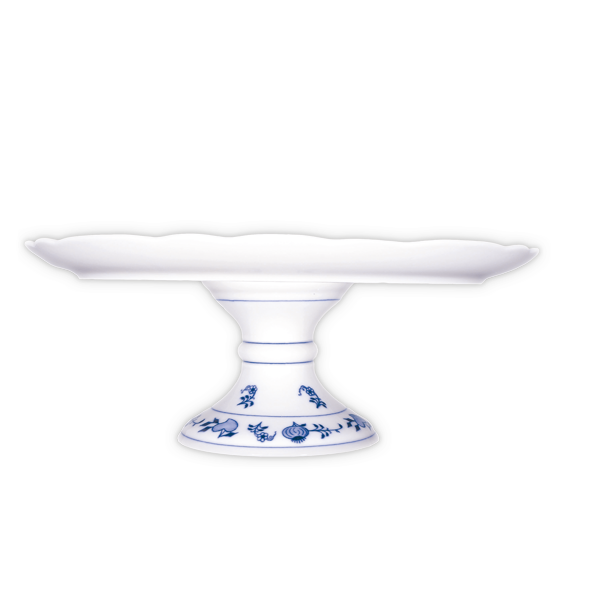 Onion Porcelain Footed Cake Plate