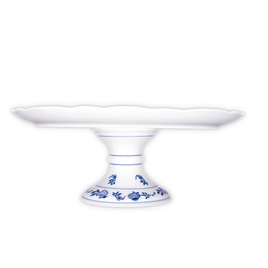 Onion Porcelain Footed Cake Plate