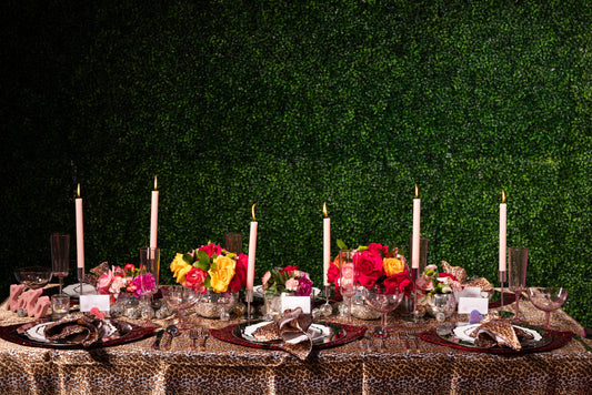 Wild Flirt Tablescape