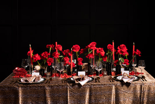 Crimson Affair Tablescape
