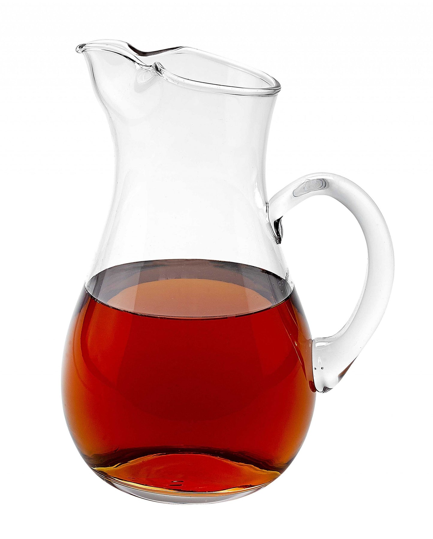 Mouth Blown Glass Pitcher  36 Oz