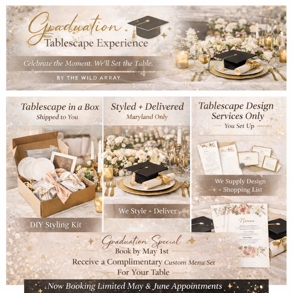 Graduation Celebration Tablescape and Styling