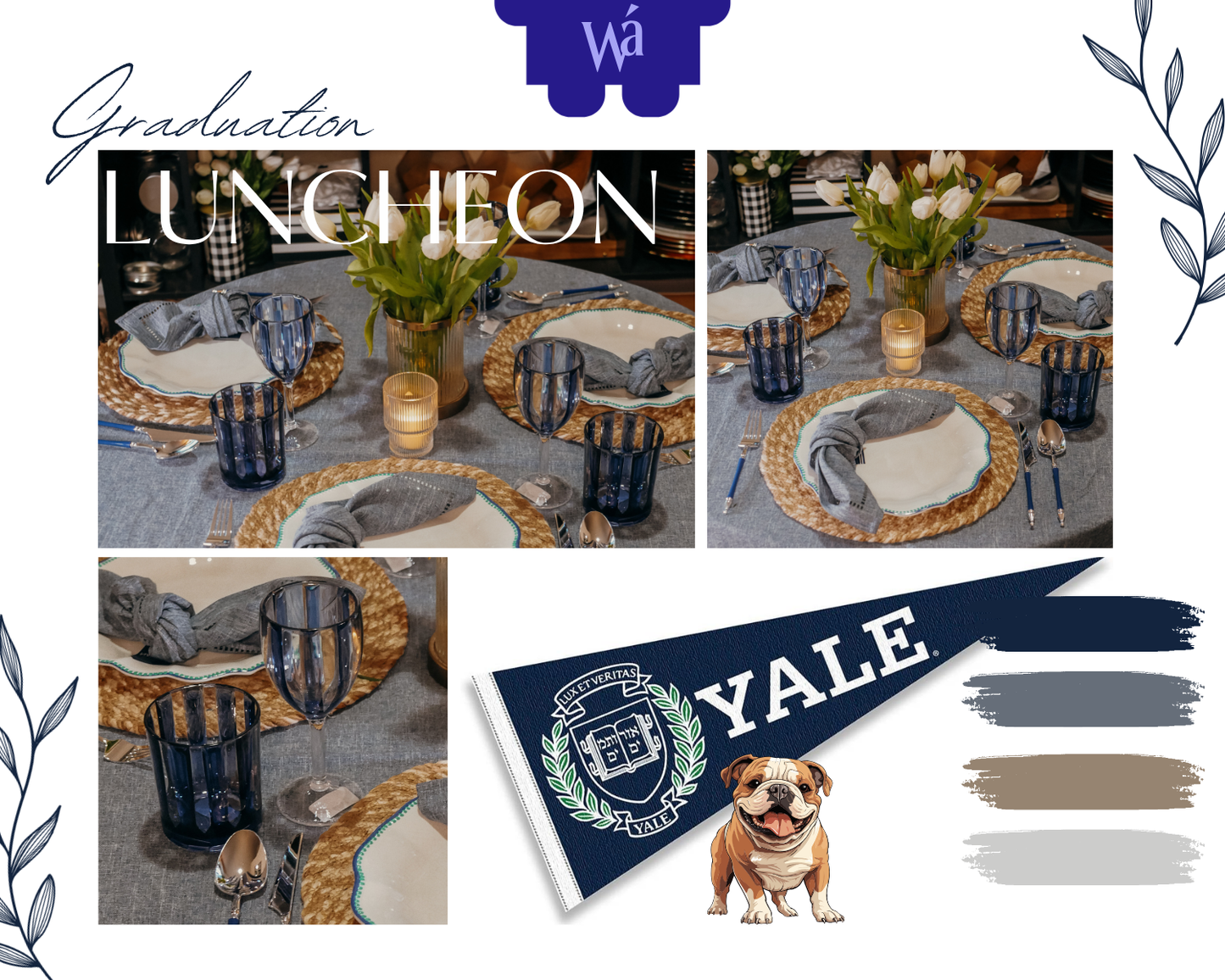 Graduation Celebration Tablescape and Styling