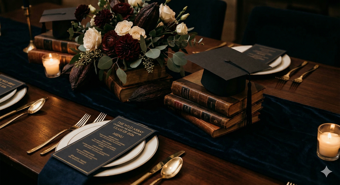 Graduation Celebration Tablescape and Styling