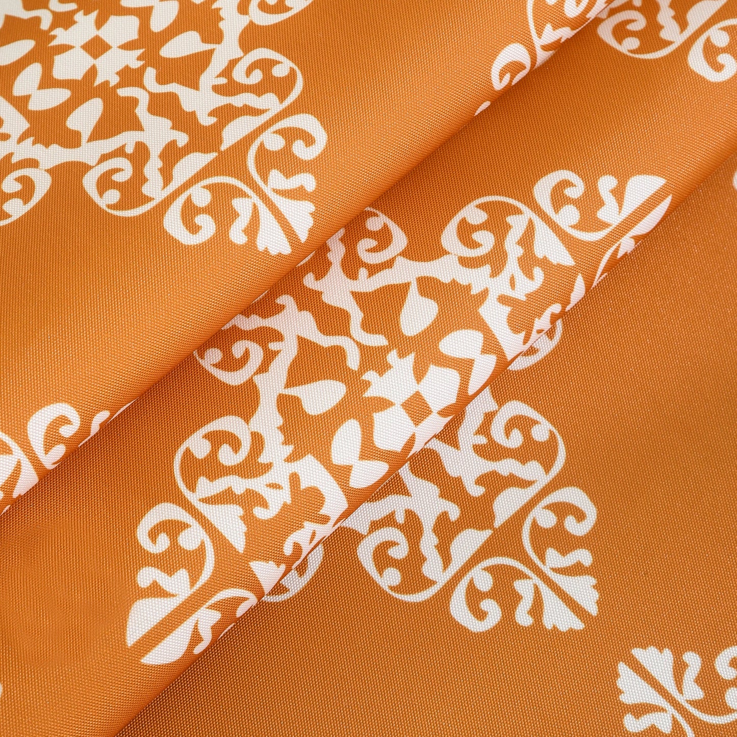 Orange Printed Table Cloth