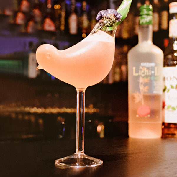 Bird Cocktail Glass