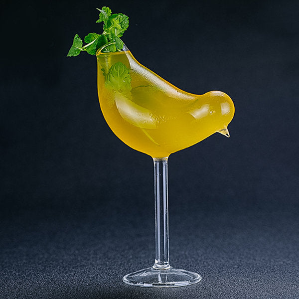 Bird Cocktail Glass