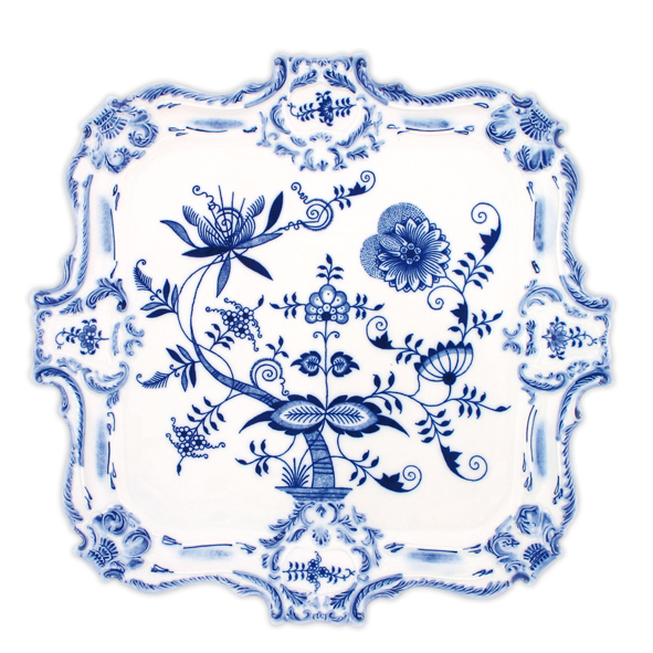 Onion Porcelain Embossed Tray