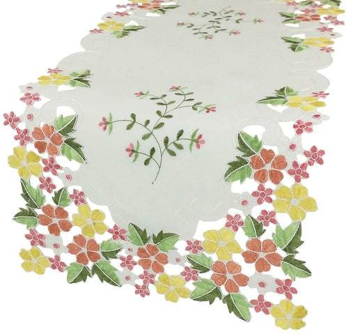 Fancy Flowers Table Runner